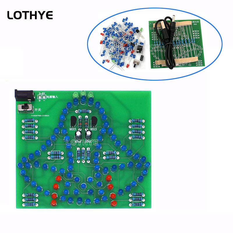 DC 3-5V luz LED columpio caril - Diy Electronics Project Kit reseña y precio