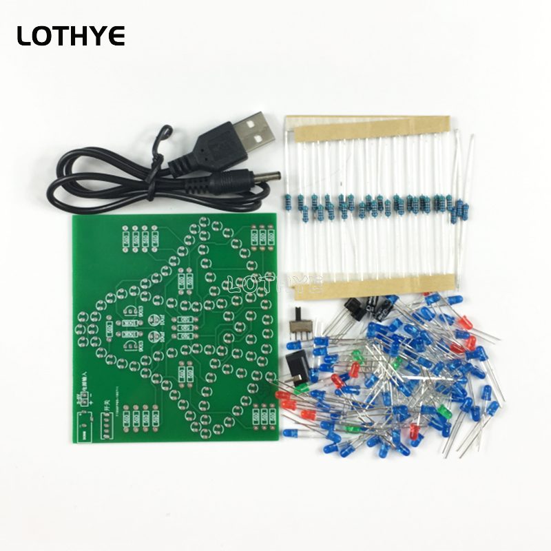 DC 3-5V luz LED columpio caril - Diy Electronics Project Kit reseña y precio