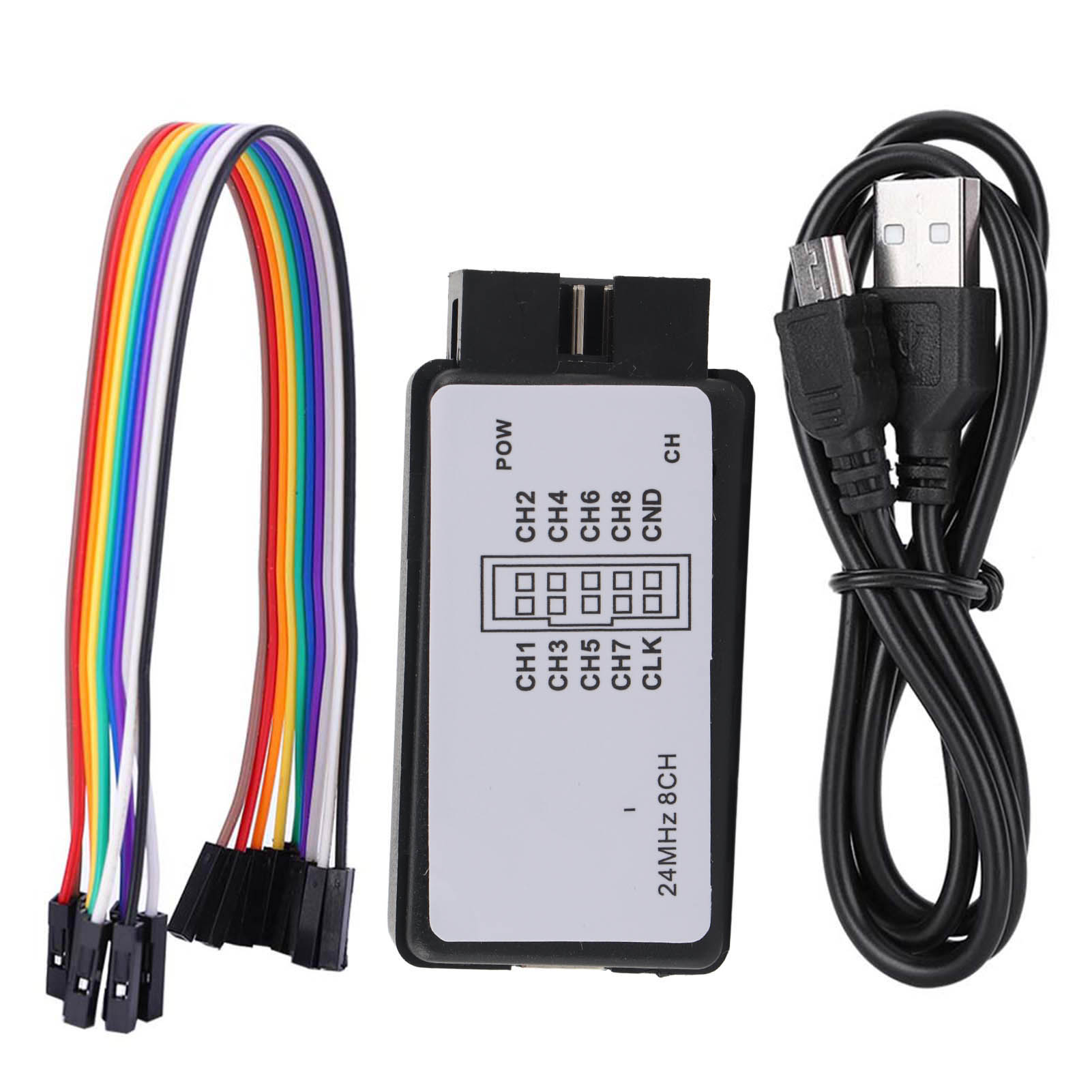 Analizador Lógico USB de 24MHz - Logic Analyzer Usb reseña y precio