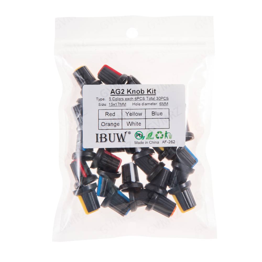 Kit de 30 perillas AG2 de 5 co - Diy Electronics Project Kit reseña y precio