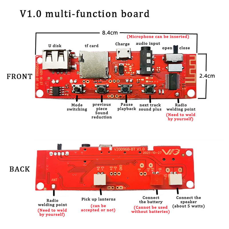 Placa de circuito de Audio Blu - Diy Audio Electronics Kit reseña y precio