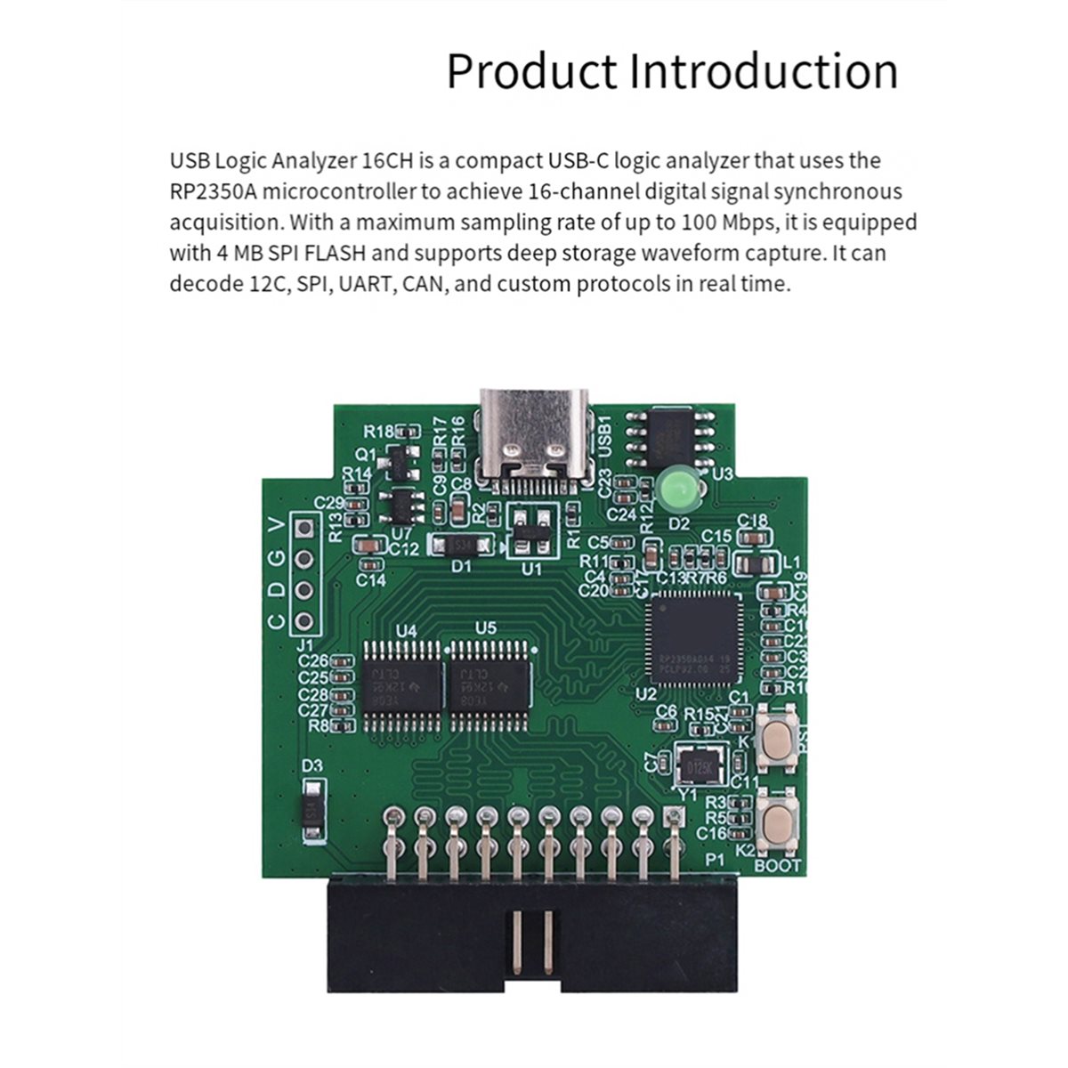 Módulo Analizador Lógico USB p - Logic Analyzer Usb reseña y precio